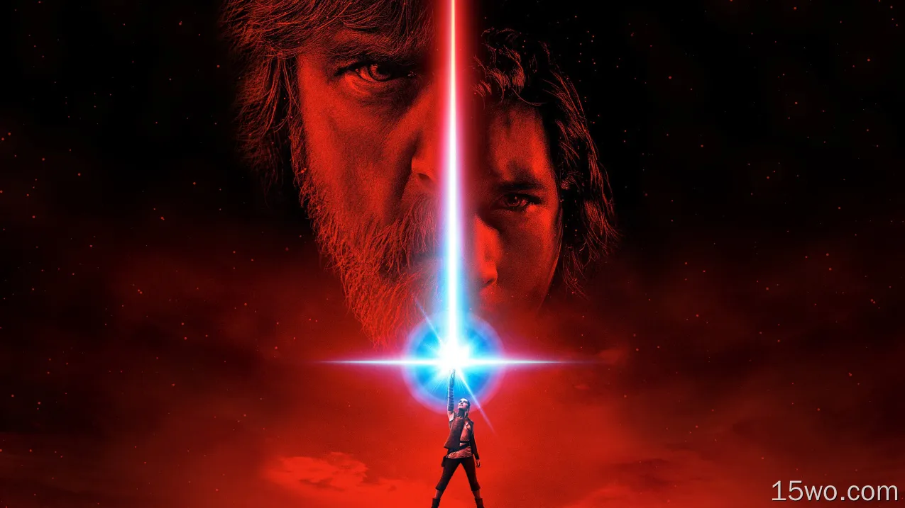 电影 星球大战8：最后的绝地武士 星球大战 Kylo Ren Luke Skywalker Mark Hamill Adam Driver Rey 黛茜·雷德利 高清壁纸