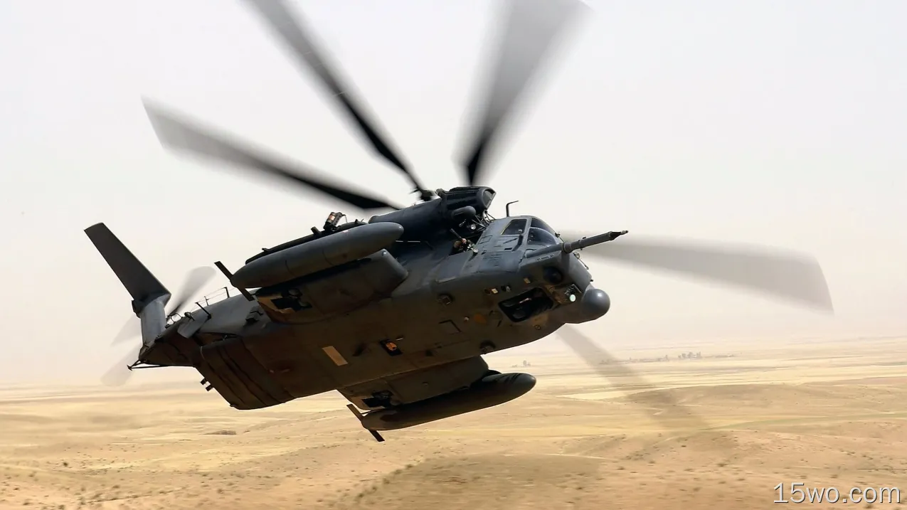 军事 Sikorsky MH-53 军用直升机 高清壁纸