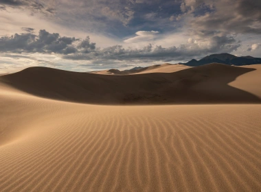 自然 沙漠 大自然 Sand Dune 云 高清壁纸 3840x2160