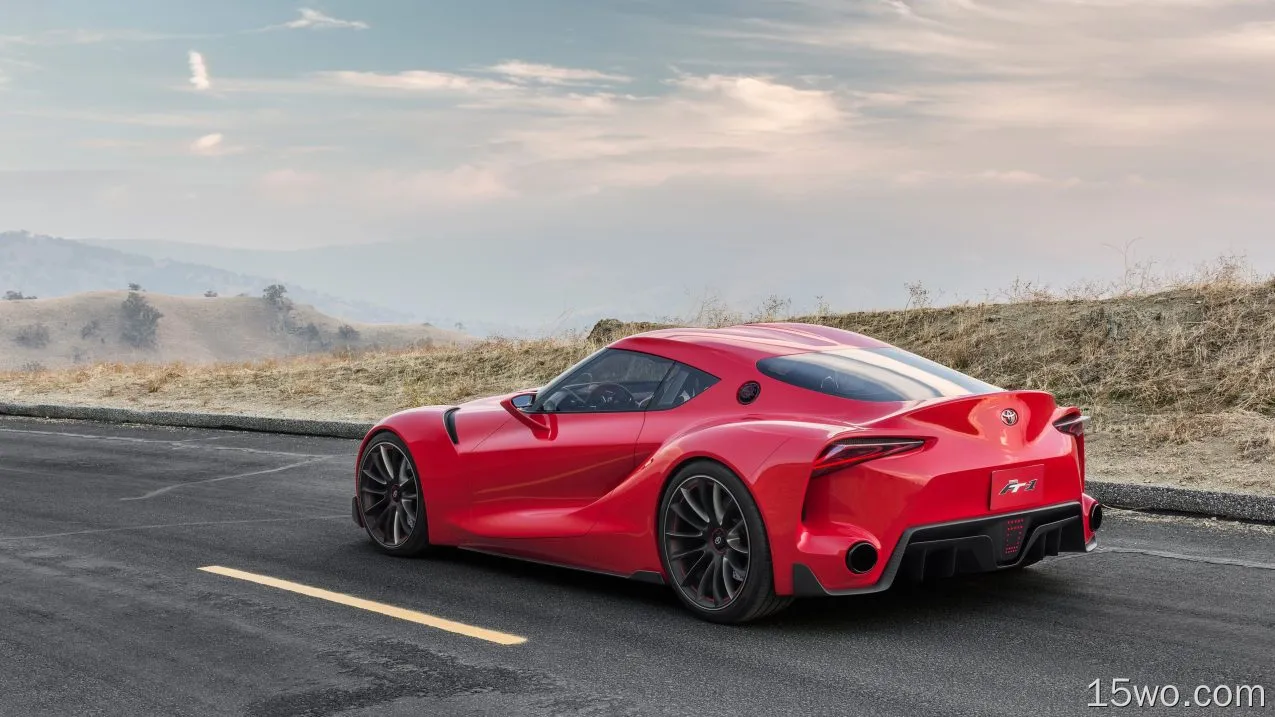 座驾 丰田FT-1 丰田 交通工具 Supercar 汽车 Concept Car Red Car 高清壁纸