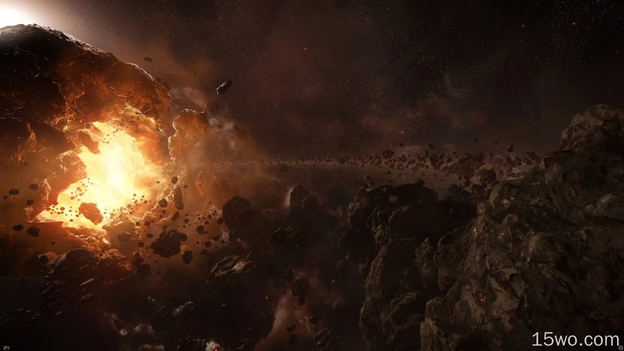 科幻 Asteroid  对撞 Asteroid Meteor 高清壁纸