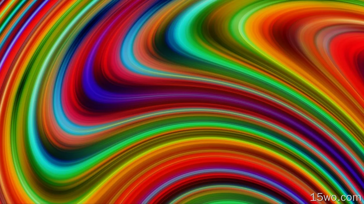 抽象 色彩 漩涡 高清壁纸