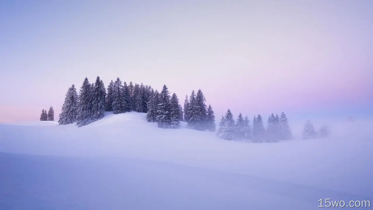 瑞士 冬季 雪景