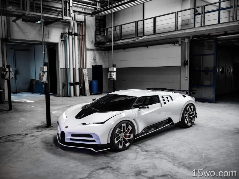 座驾 Bugatti Centodieci 布加迪 White Car Supercar 高清壁纸