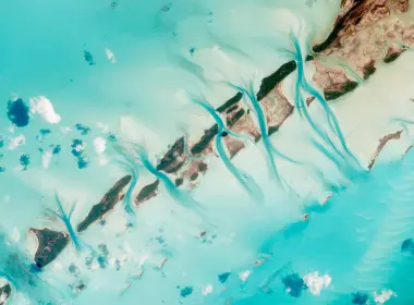 自然 太空俯瞰 Great Exuma Island Bahamas 高清壁纸 4928x3280