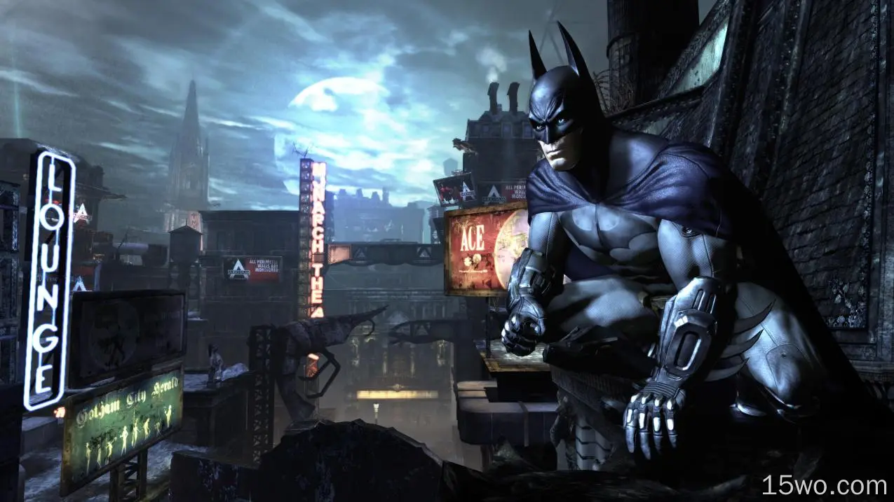电子游戏 蝙蝠侠：阿甘之城 蝙蝠侠 游戏 高清壁纸