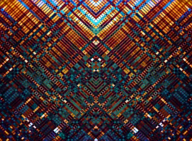 mosaic, multicolored, pattern, abstraction, fractal 3840x2160