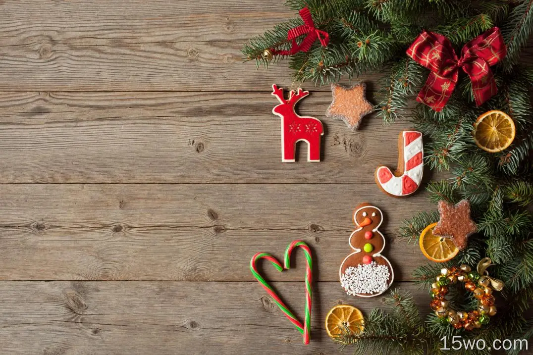 新的一年,圣诞节,姜饼,圣诞节的装饰品,圣诞树,壁纸,5582x3721