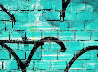 wall, brick, paint, blue, texture 5925x3853