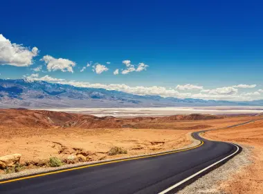 人造 路 大自然 沙漠 风景 天空 高清壁纸 5120x3200