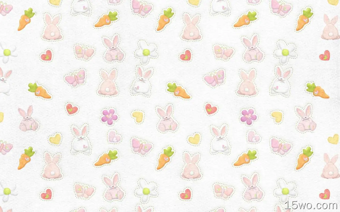vp05可爱兔纹图案