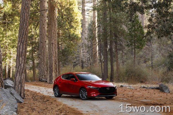 座驾 Mazda 3 马自达 汽车 Red Car Compact Car 交通工具 高清壁纸