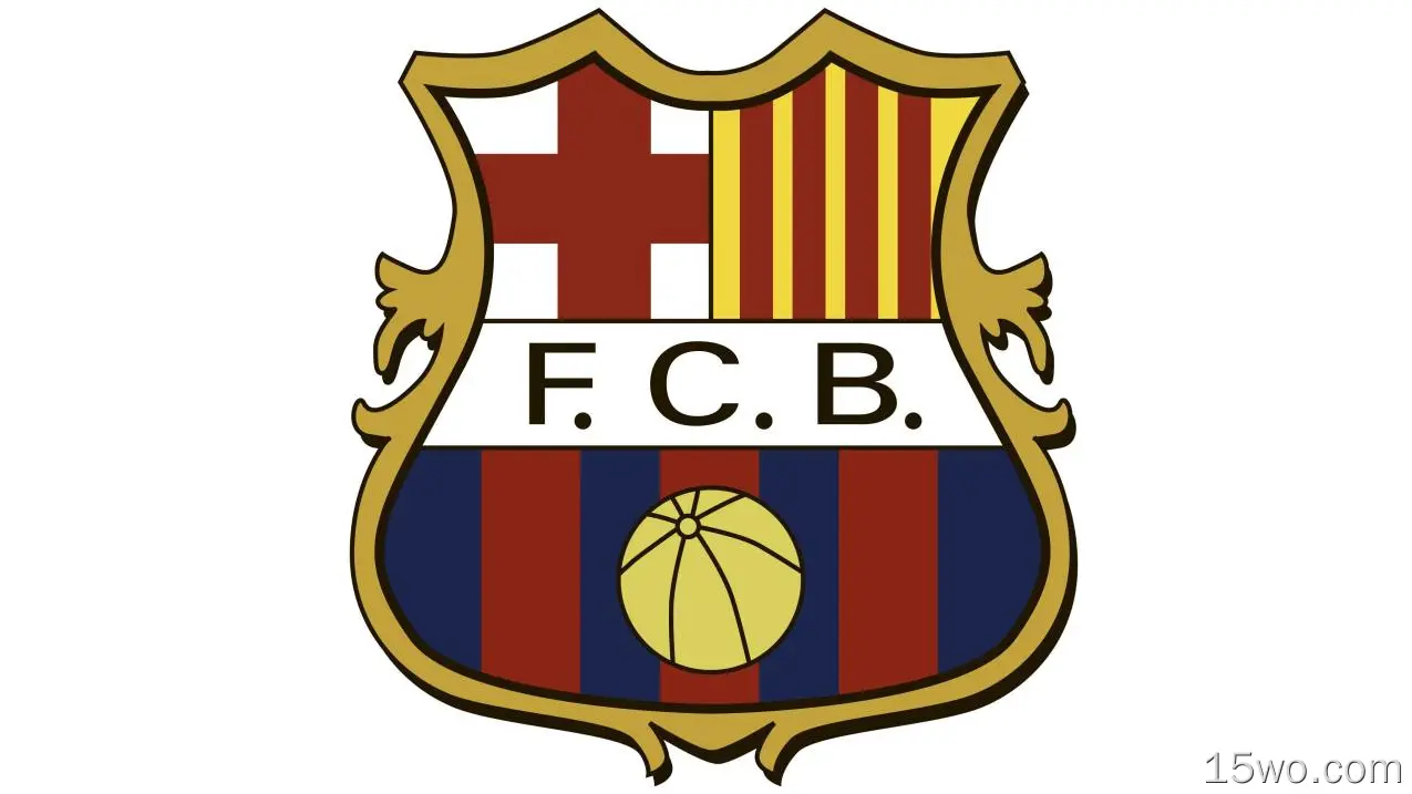 运动 巴塞罗那 足球 俱乐部 标志 Emblem 高清壁纸