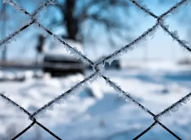 栅栏、霜冻、模糊、微距、摄影、雪、风景 6000x4000
