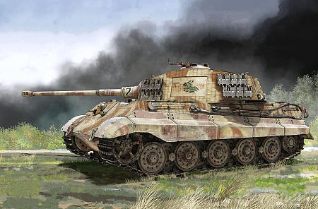 军事 Tiger II 坦克 艺术 高清壁纸 3830x2518