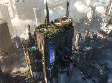 4K,ultrawide,cyberpunk,city,futuristic,cityscape,building,skyscraper 3840x1750