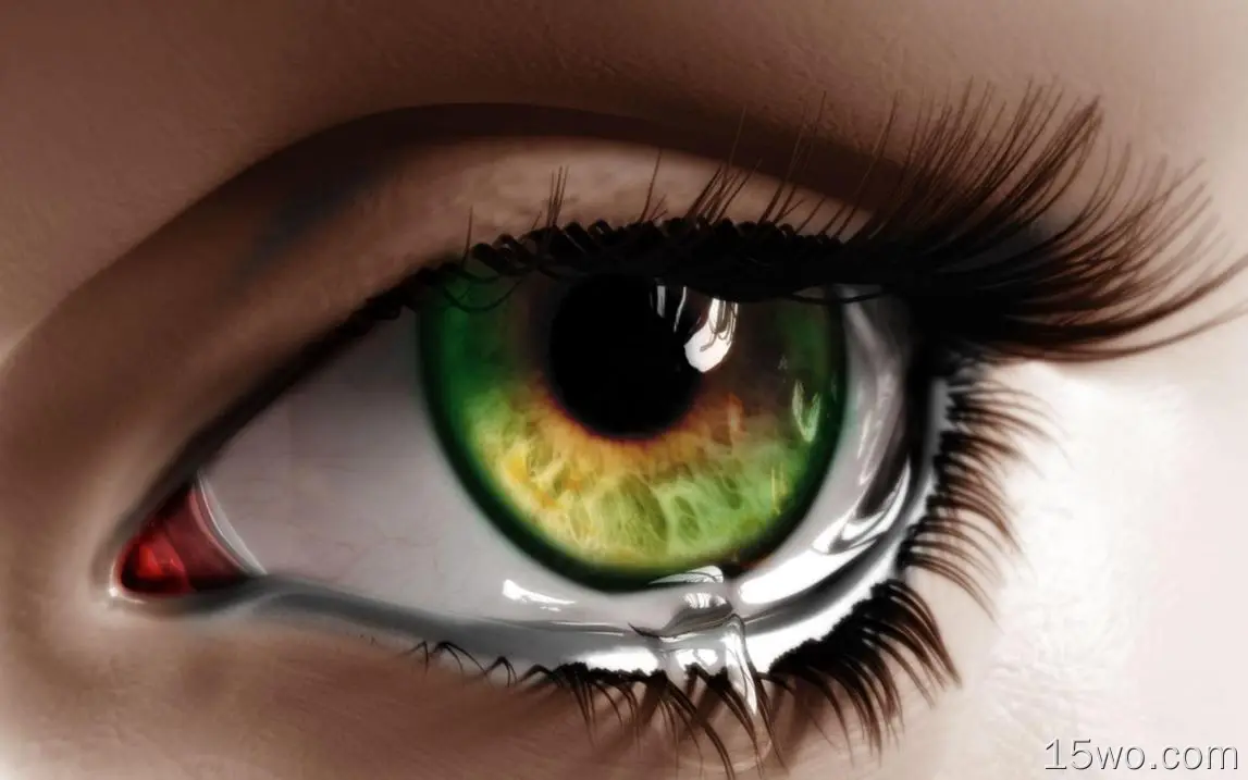 艺术 眼睛 Tears 3D 高清壁纸