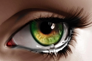 艺术 眼睛 Tears 3D 高清壁纸  2560x1600