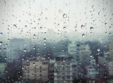 雨滴、建筑、城市、心情、舒适 2880x1800