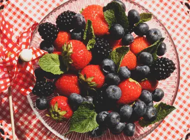 食物 浆果 树莓 蓝莓 Blackberry 水果 高清壁纸 6000x4000