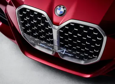 座驾 BMW Concept 4 宝马 Red Car 高清壁纸 4961x3309