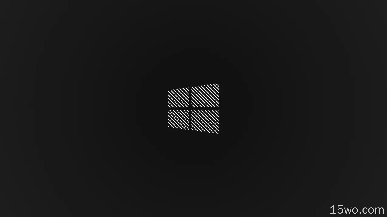 Windows 11，深色，极简主义，黑色背景，徽标，简单背景