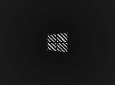 Windows 11，深色，极简主义，黑色背景，徽标，简单背景 3840x2160