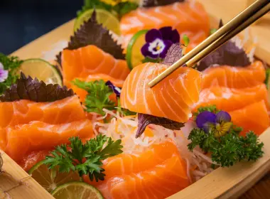 食物 寿司 鱼 Salmon Seafood 高清壁纸 2048x1365