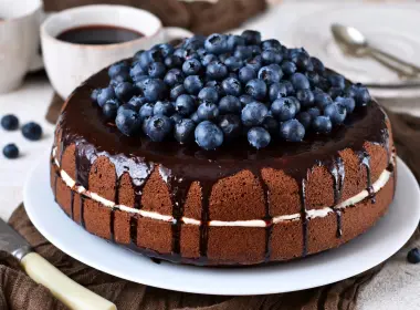 食物 蛋糕 蓝莓 浆果 水果 Pastry 甜点 高清壁纸 4000x2667