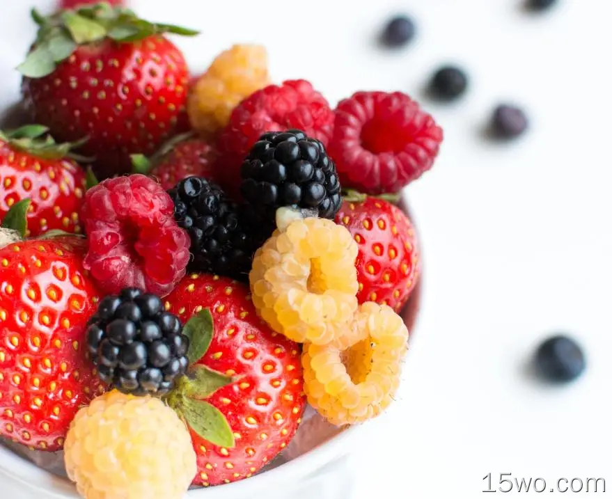 食物 浆果 草莓 树莓 Blackberry 水果 高清壁纸