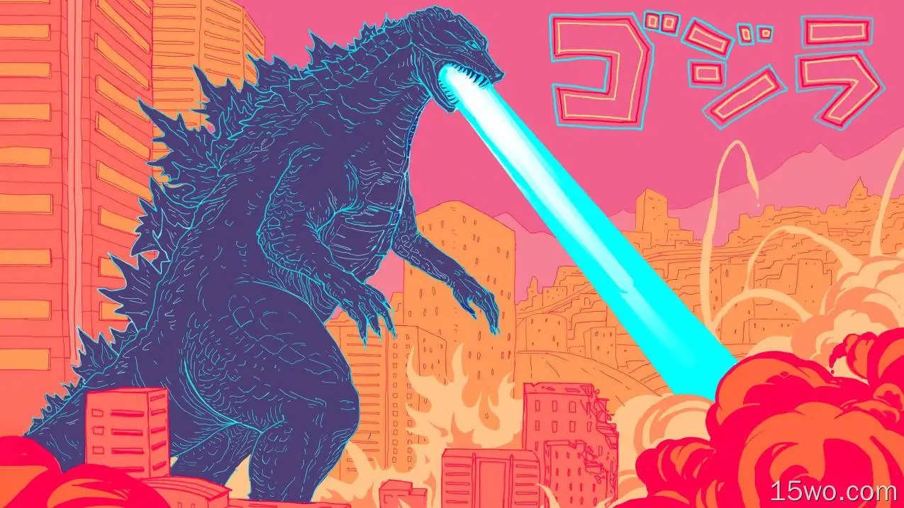 Godzilla,digital art,fan art,Japan,Shin Godzilla ,Godzilla Vs Kong,Godzilla: King of the Monsters,Japanese Art,creature,Japanese