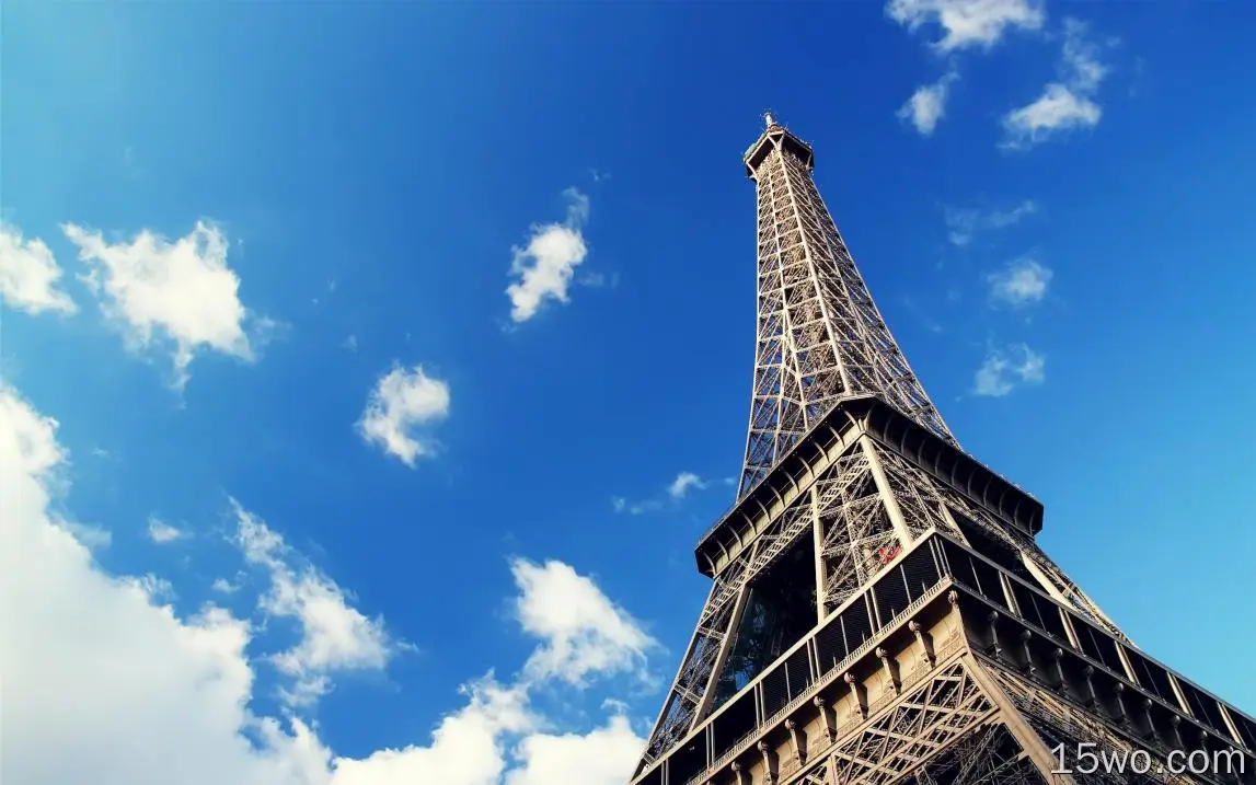 法国，埃菲尔铁塔，鸟瞰，天空，云，建筑