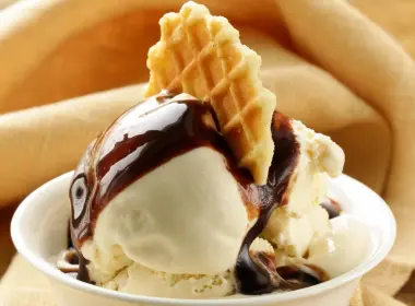 食物 冰淇淋 巧克力 甜点 Wafer 高清壁纸 3648x2830