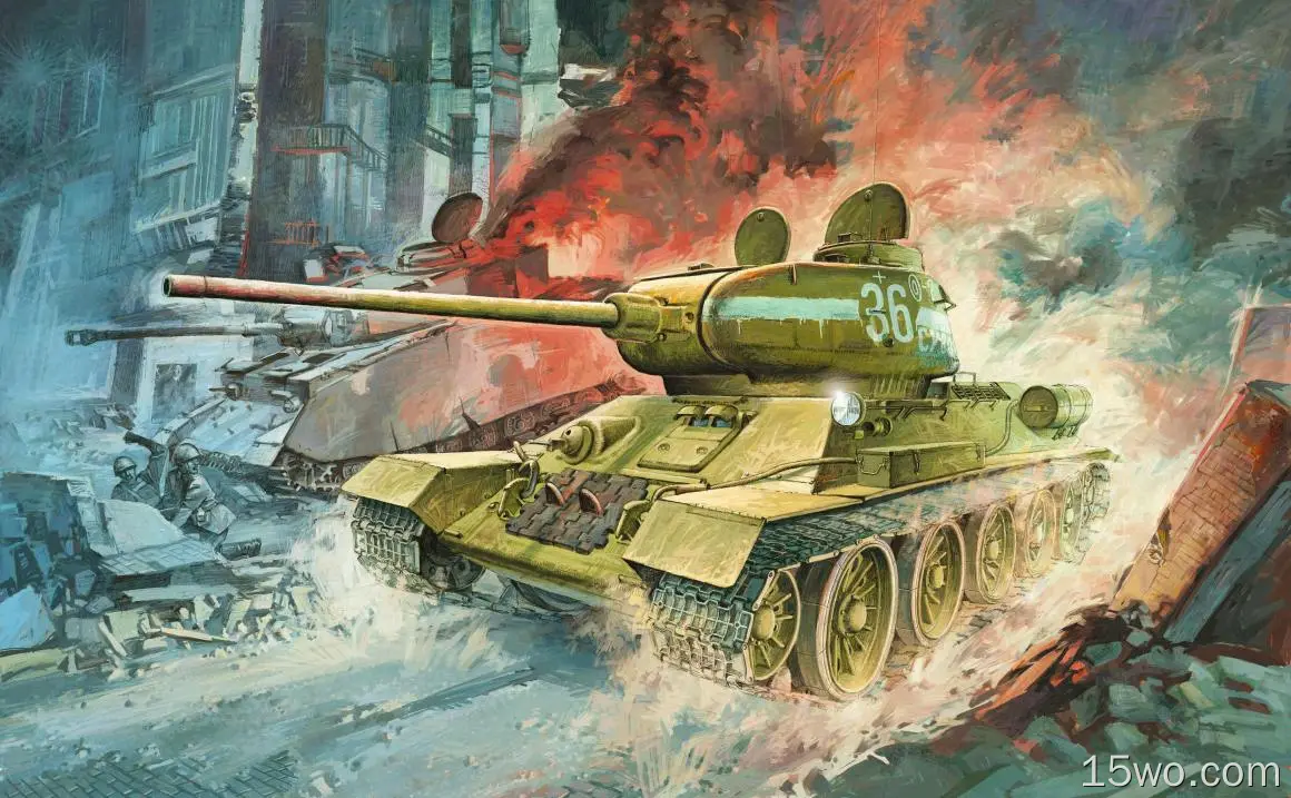 军事 T-34 坦克 高清壁纸