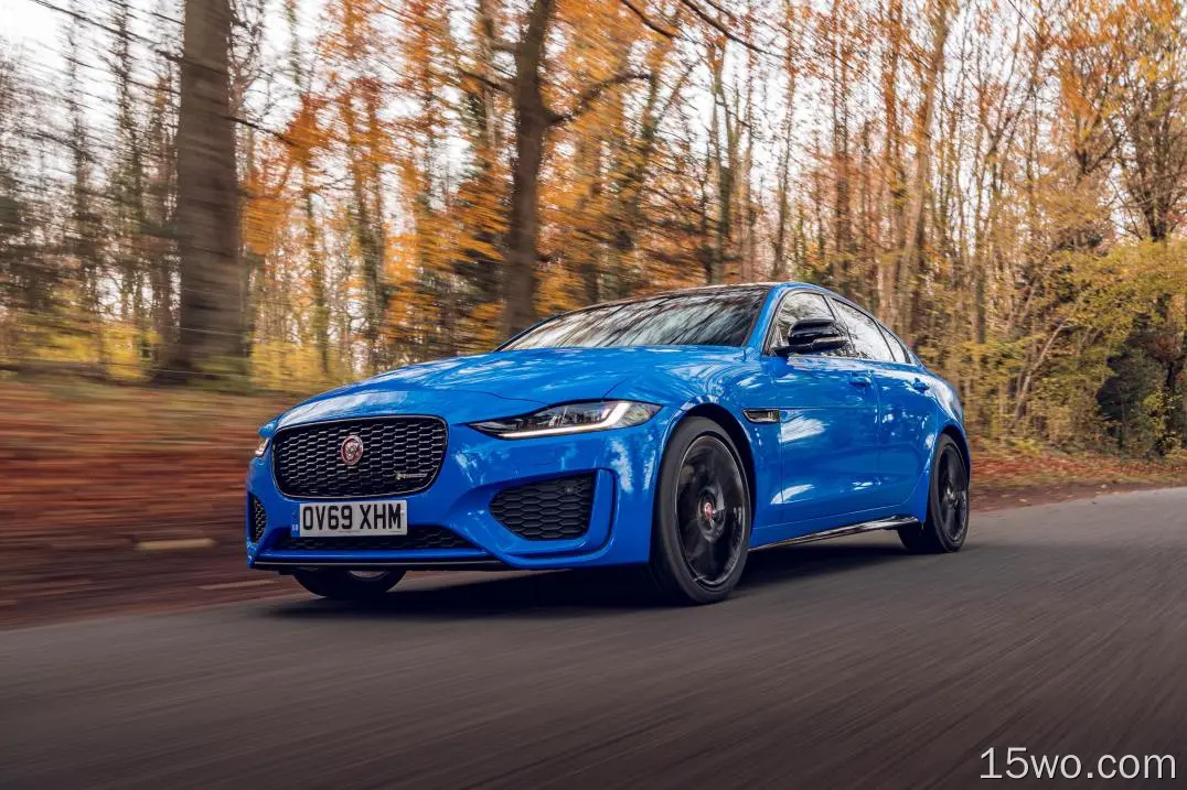 座驾 捷豹XE 捷豹 Jaguar Cars 汽车 交通工具 Blue Car Luxury Car 高清壁纸