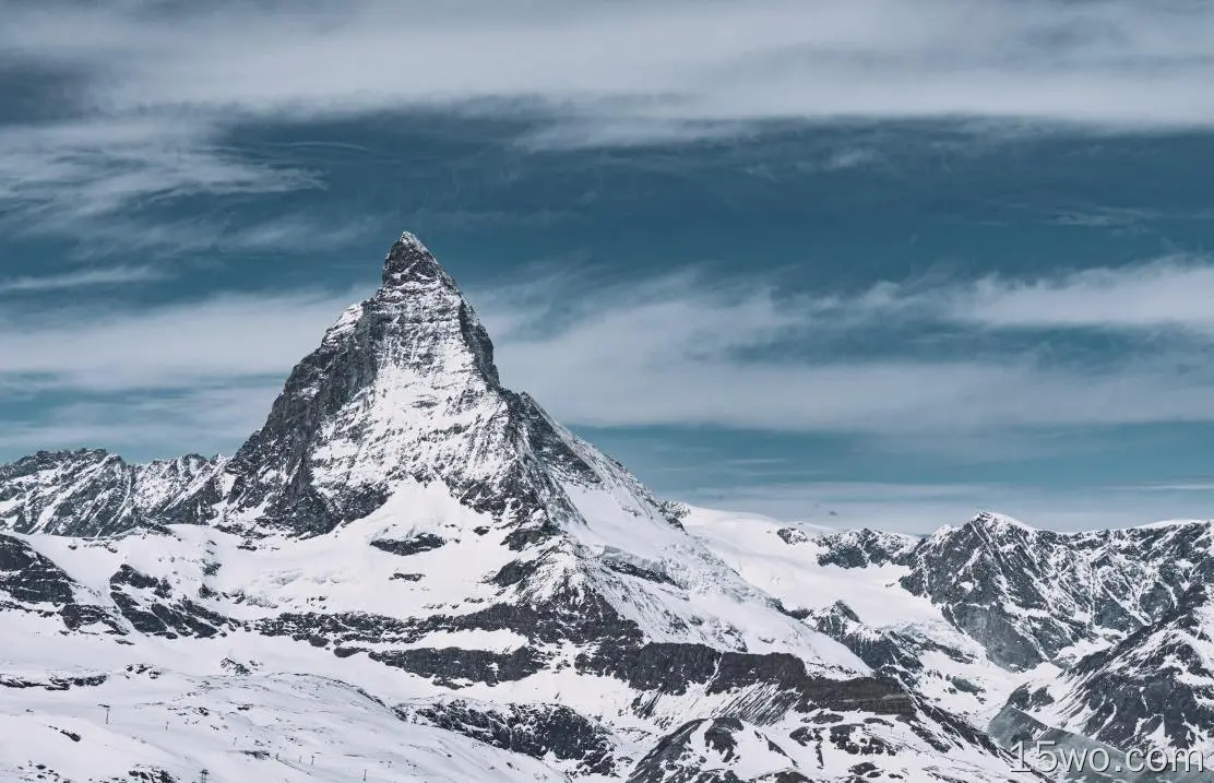 自然 山 冬季 Snow 风景 大自然 Peak 高清壁纸