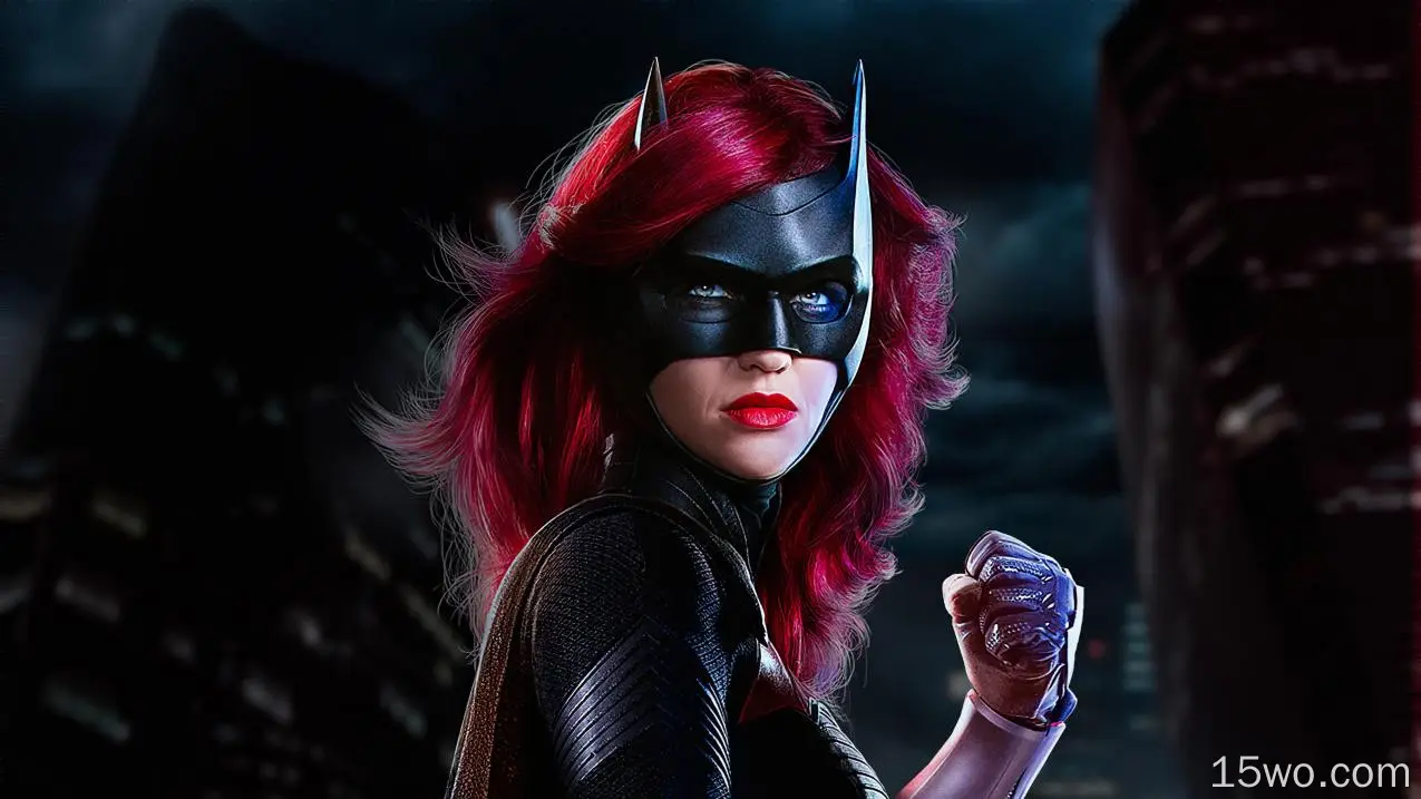 电视剧 Batwoman Ruby Rose 蝙蝠女侠 DC漫画 Red Hair 面具 Lipstick 高清壁纸
