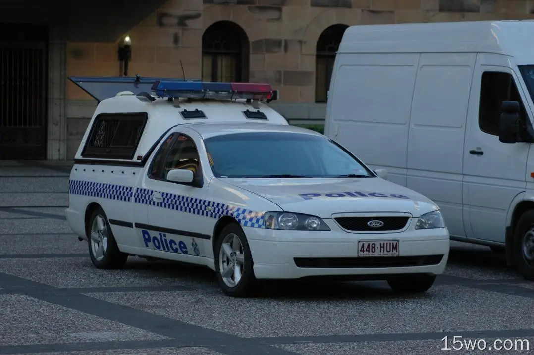 座驾 警车 Queensland 福特 Van 高清壁纸