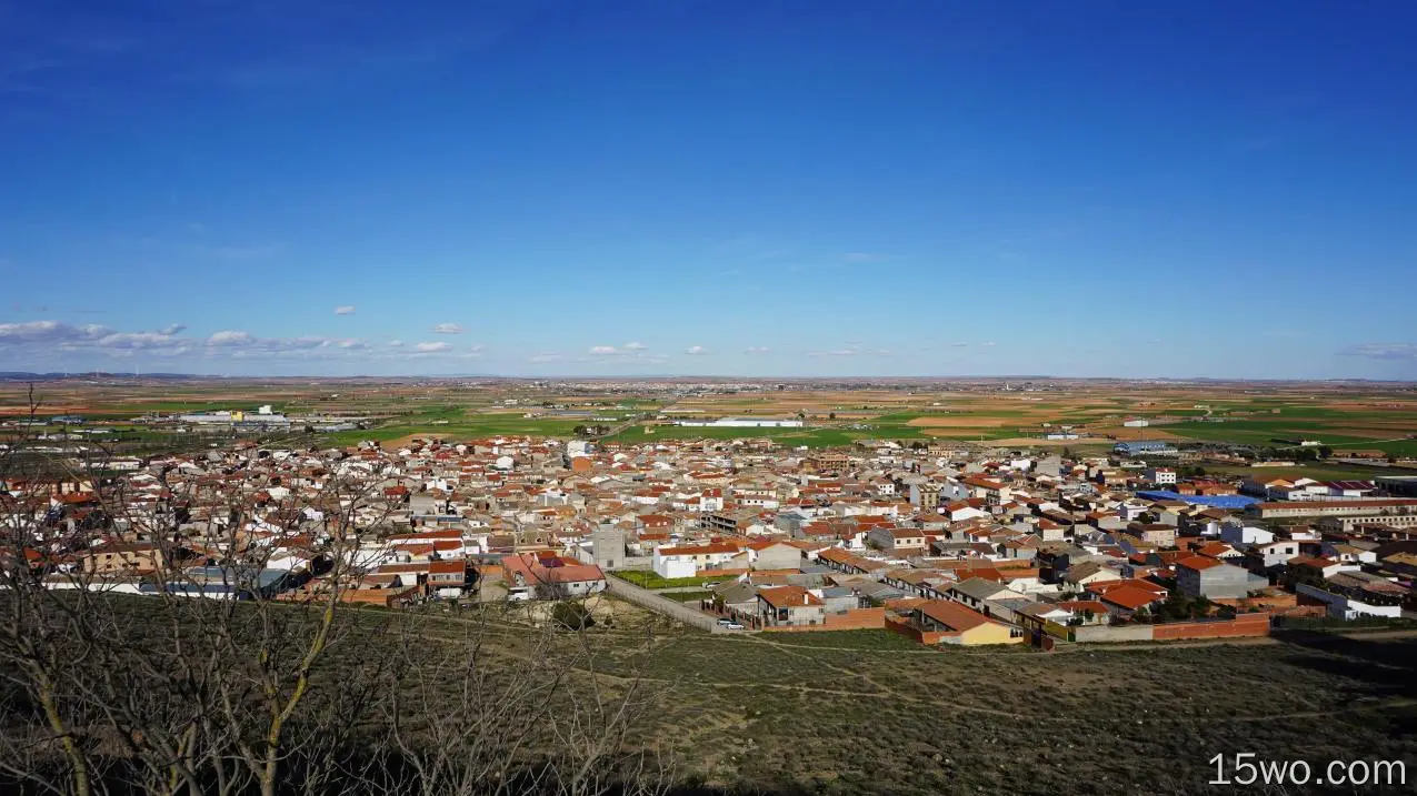4K 风景 俯瞰孔苏埃格拉 西班牙