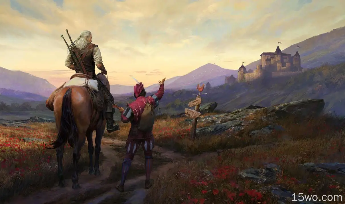 电子游戏 巫师3：狂猎 巫师 Geralt of Rivia Dandelion 高清壁纸