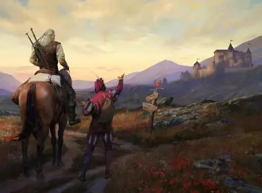 电子游戏 巫师3：狂猎 巫师 Geralt of Rivia Dandelion 高清壁纸 3840x2276