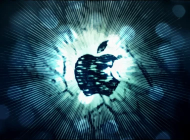 苹果标志，条纹，线条 2560x1600