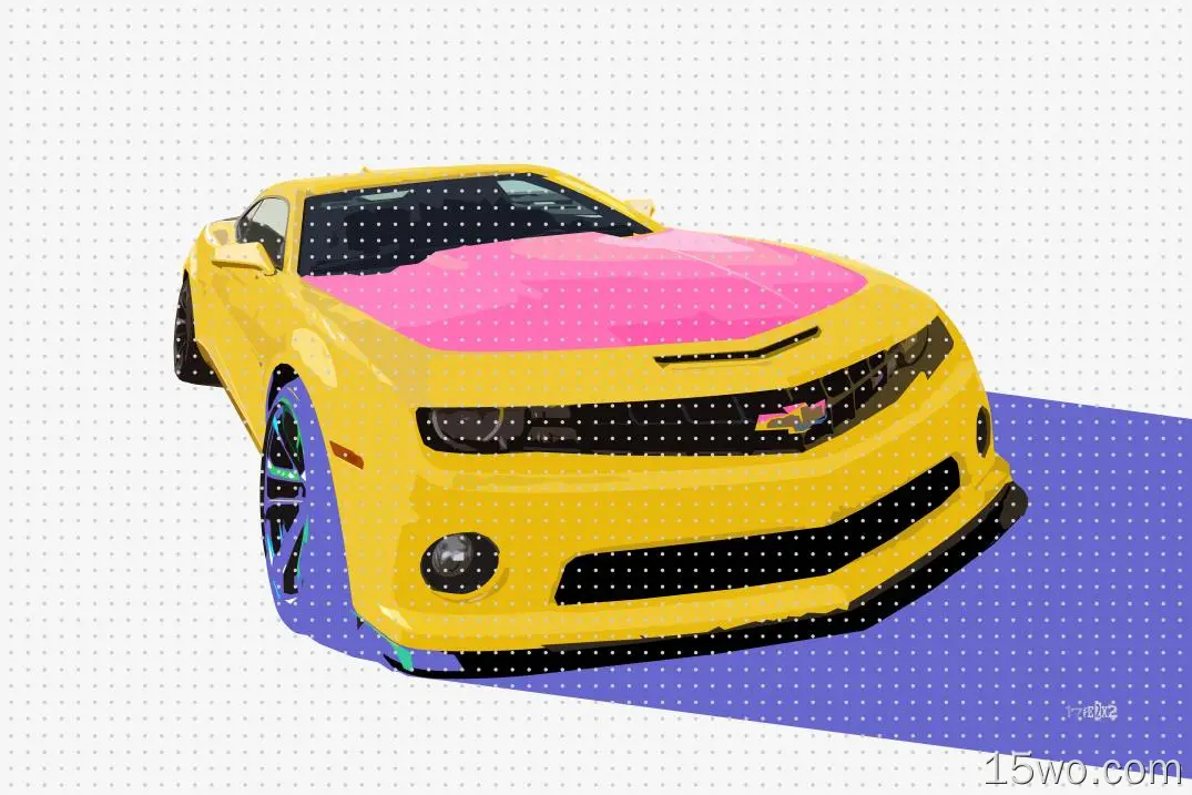 座驾 雪佛兰科迈罗 雪佛兰 汽车 Yellow Car 数字艺术 高清壁纸