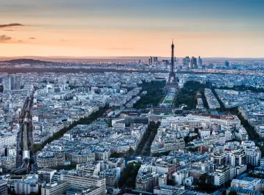 人造 巴黎 城市 法国 Cityscape 埃菲尔铁塔 Horizon 建筑 高清壁纸 2000x1250