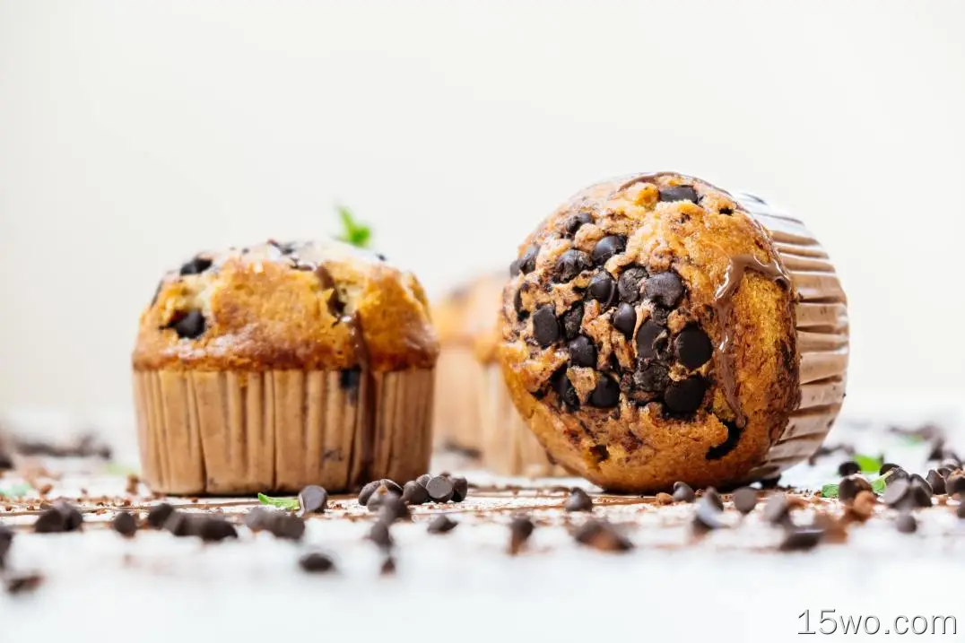食物 Muffin 巧克力 静物 高清壁纸