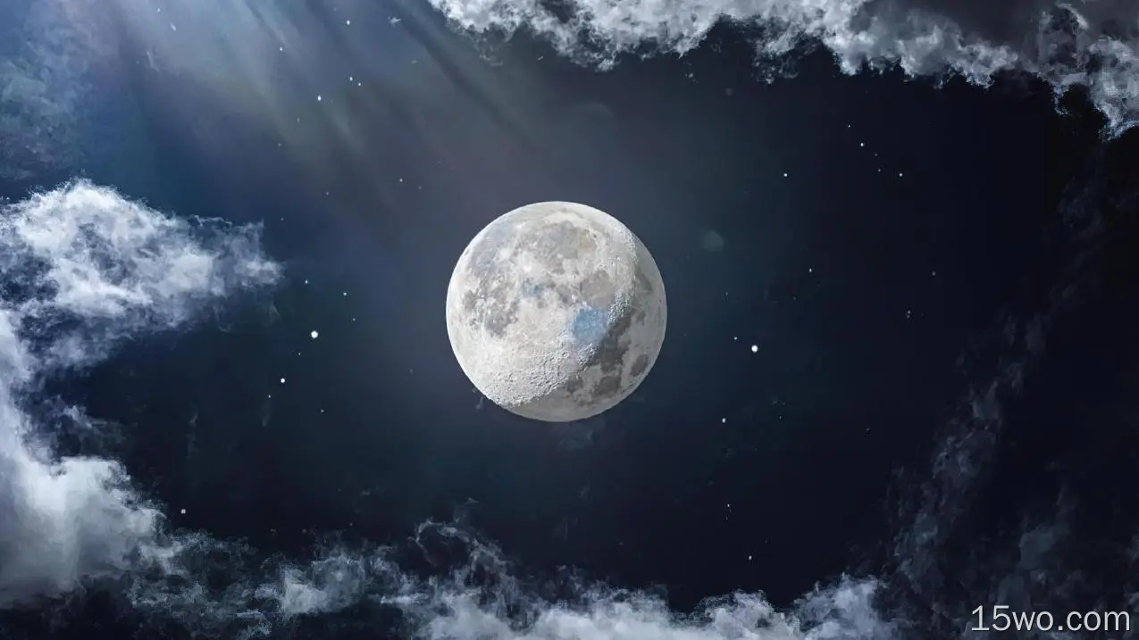 月亮天空4k