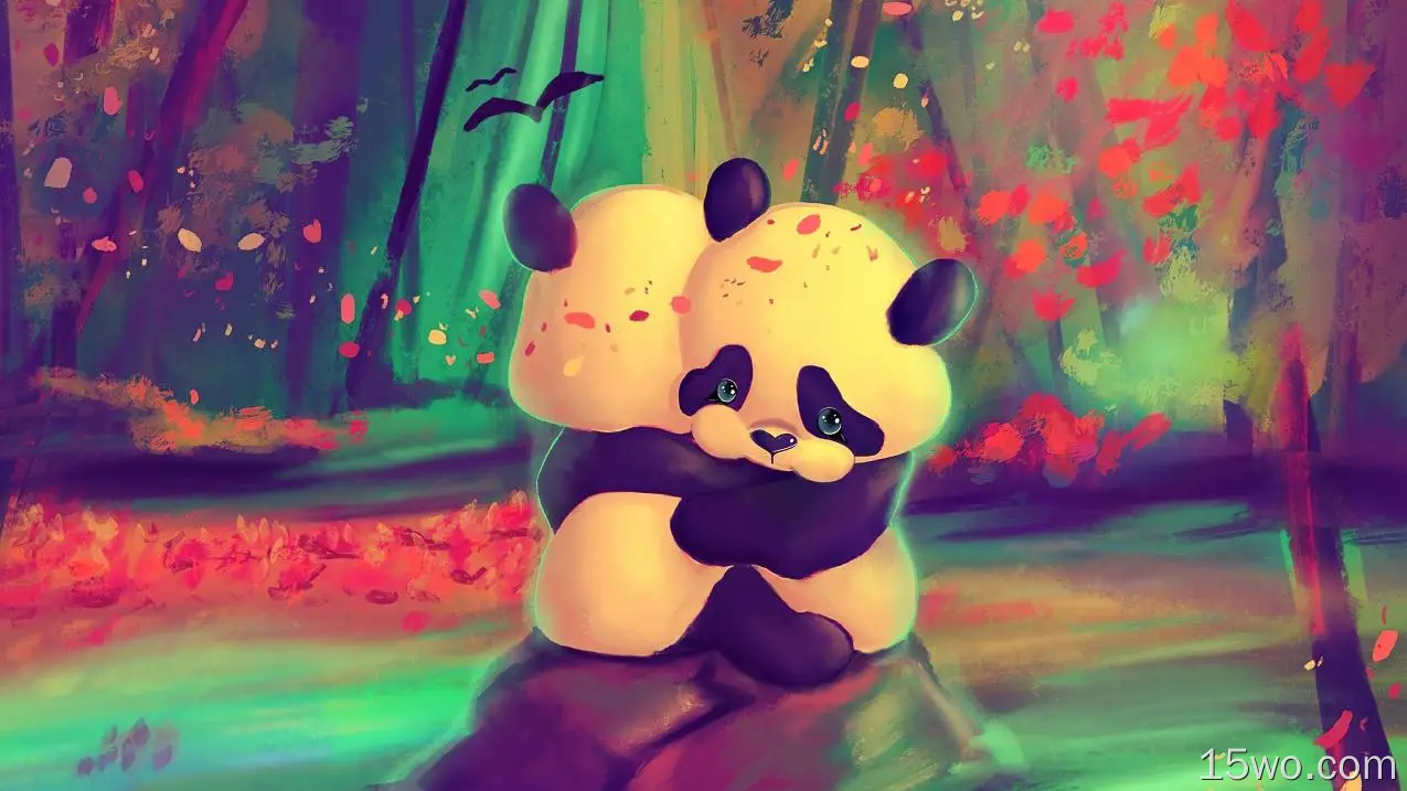 奇幻 动物 奇幻动物 大熊猫 可爱 高清壁纸