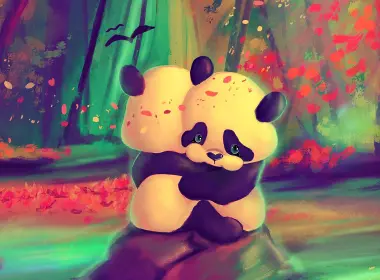 奇幻 动物 奇幻动物 大熊猫 可爱 高清壁纸 3840x2160