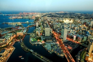 人造 Yokohama 城市 日本 Cityscape 高清壁纸  2560x1440