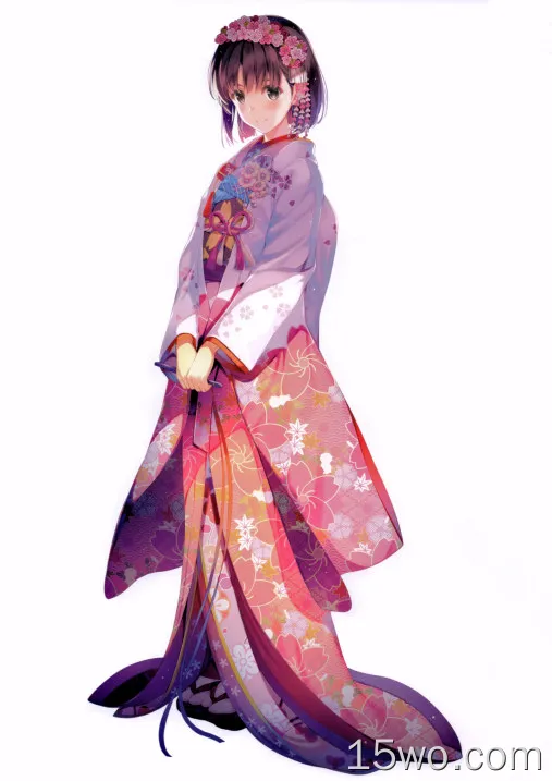katou megumi，和服，saenai女主角no sodatekata，短发